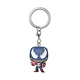 De marvel venom, capitán américa, como un llavero poestilizado de funko