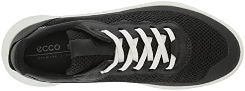 ECCO Women's ATH-1FW Summer Leather Mesh Sneaker, Black, 9-9.5 | Image 4