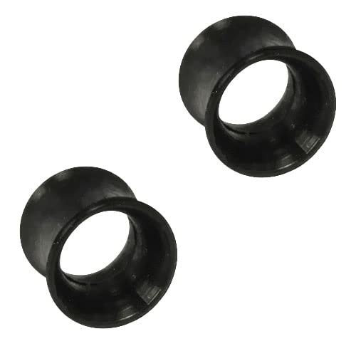 2 dilataciones negras de silicona blanda, diametro 10mm, unisex Cover