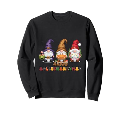 Camisa de gnomos Graciosa Tarta de Calabaza para Navidad Sudadera