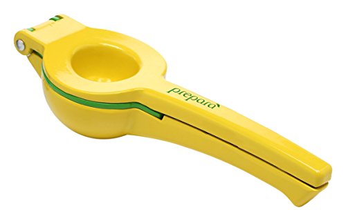 Prepara 1035-TG Presse-Citron Ajustable Acier Jaune/Vert 22 x 10 x 10 cm