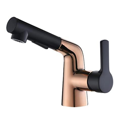 Robinet mitigeur de lavabo avec douchette extractible pour laver les cheveux facilement