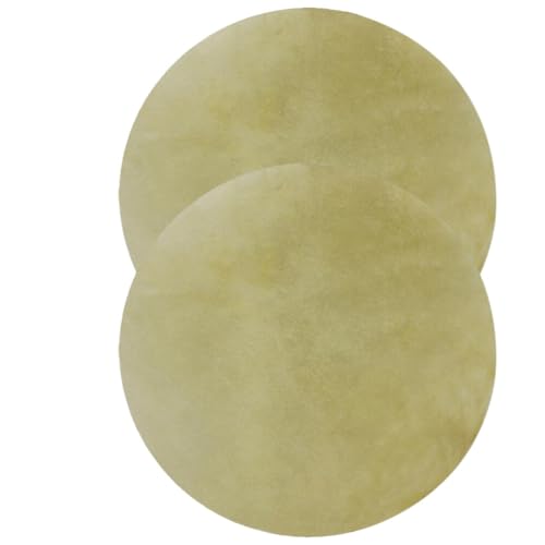 Abaodam 2Pcs 12.20 Inch Goatskin Drum Skin Replacement Covers for African Doumbek Darbuka Percussion Instrument Accessories