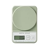 アトラス キッチンスケール デジタルスケール 2kg はかり 0.1g単位 微量モード 風袋引き 0表示 コンパクト 薄型 キッチン 料理 お菓子作り アイスグリーン ADS-2400IG
