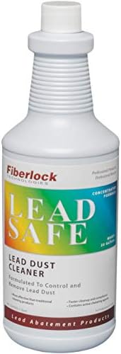Lead Safe Cleaner - 1 Quart (946 mL) - Lead Remover & Cleaner by Fiberlock