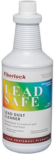 Lead Safe Cleaner - 1 Quart (946 mL) - Lead Remover & Cleaner by Fiberlock