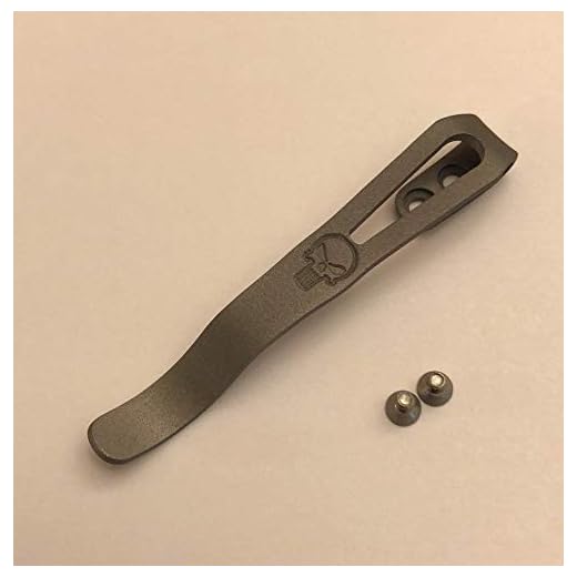 Custom Titanium Pocket Clip Compatible to Kershaw Link 1776GRYBW Knife