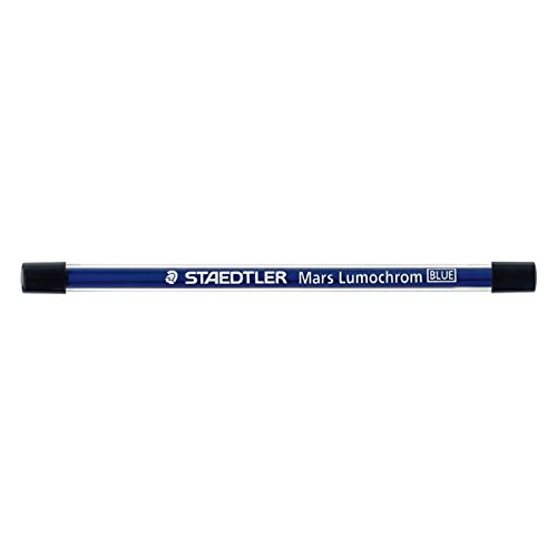 Mines bleues 2mm Staedtler Mars Lumochrom pour porte-mine de dessin technique (Lot de 4)