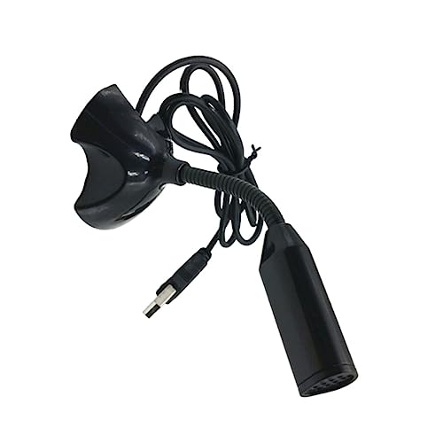 balacoo Portable USB Microphone for Convenient Receiver for Online Conference Voice Recording and Streaming Black Durable Compatible