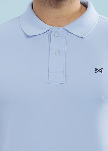 Image of Force NXT Men's Solid Regular Fit Polo Shirt