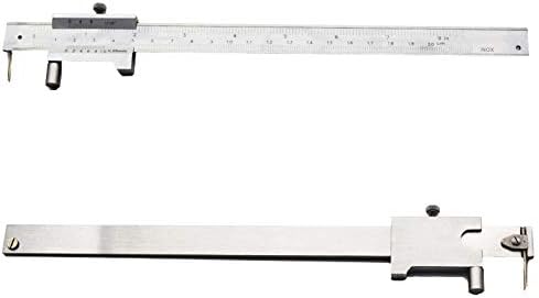 200mm Metal Scribe Caliper Mark Vernier Caliper and Carbide Scribe Parallel Marking Gauge Ruler Measuring Instrument Tool (Color : 200mm)