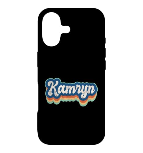 Kamryn �t�@�[�X�g�l�[�� ���̎q ���B���e�[�W�X�^�C�� 70�N�� 80�N�� �p�[�\�i���C�Y �X�}�z�P�[�X iPhone 17 �p