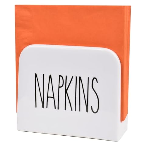 Heartland Home Porcelain White Napkin Holder Cover