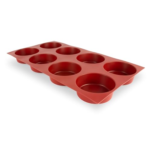 Moule cylindre silicone 8 alvéoles Maé à cuisson homogène - 2