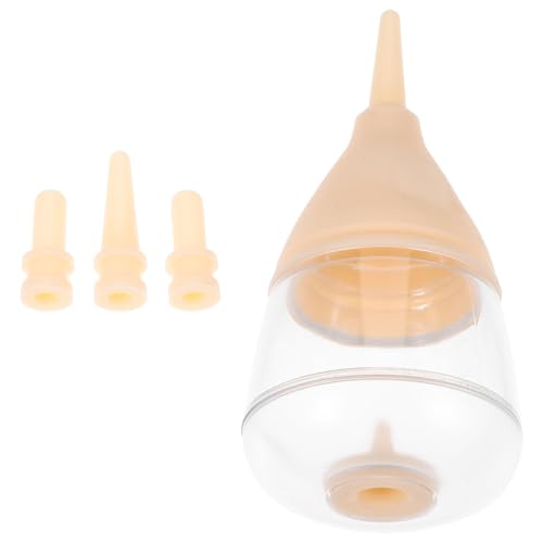 ibasenice Biberon d Allaitement pour Chatons et Chiots 40ml en Plastique Léger Tétine en Silicone Design Détachable pour Alimentation Facile