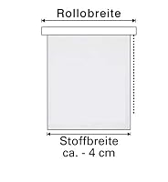 Deco Company Thermo-Rollo ohne Bohren mit Thermo-Rückseite, Klemm-Montage, Höchste Lichtreflektion, Energiesparend, Lichtundurchlässig, Alle Montage-Teile inklusive, Anthrazit, 50 x 150 cm – Ansicht 7