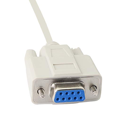 4.5 Feet Db9 (9 Pin) Female To Db25 (25 Pin) Male Empty Modem Serial Parallel Printer Cable Youcheng For Dte Pc Mac Linux Data Transmission Communication #TOP3