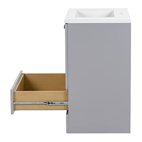 Spring Mill Cabinets Emlyn Bathroom Vanity With Sink, Pearl Gray #TOP7