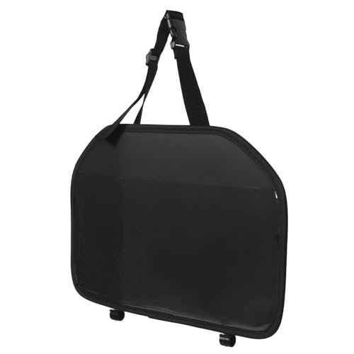 Organizador de asiento para coche de cuero PU con protector elegante de dispositivos táctiles
