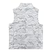 Pensura Girls Boys Zippered Vest Warm Outwear Fashion Sleeveless Full Zipper Jacket White Gray Camouflage Vest for Fall & Winter Kids Stand Up Collar Jacket Trendy Clothing