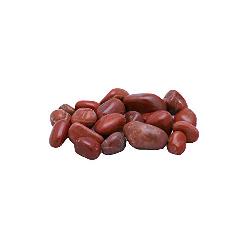 Pebblo Polished Jasper Brown Natural Stone Pebbles (2 KG) - Decorative Pebbles for Home Décor and Office-image-0
