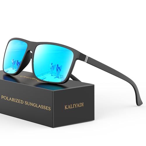 Image of KALIYADI Sunglasses for Mens Polarized-Sunglasses: Men Sun Glasses with UV400 Protection for Driving Fishing Golf