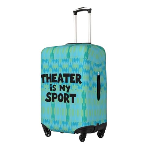 Theater Is My Sport Suitcase Cover,Luggage Protector Suitcase Covers For Luggage,Luggage Covers for Suitcase (Large)2