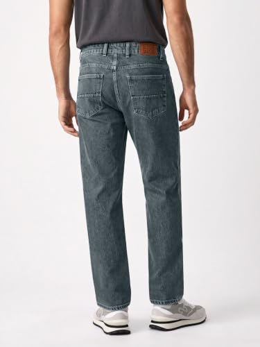 Image of Urbano Fashion Men's Relaxed Fit Washed Denim Jeans Non-Stretchable