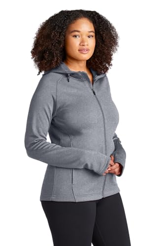Sport-Tek Women's Tech Fleece Full Zip Hooded Jacket4