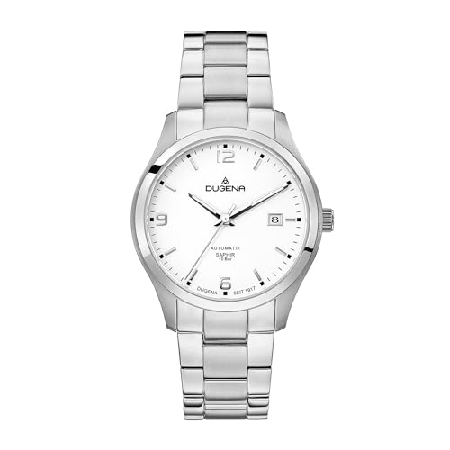 Dugena Orologio Analogico Automatico Uomo con Cinturino in Acciaio Inox