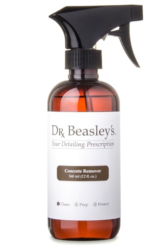 Dr. Beasley's Concrete Remover for Autos - Efficient Concrete Dust Removal, Surface Safe, DIY-Friendly, Fast Acting, VOC-Free, 12 Fl Oz