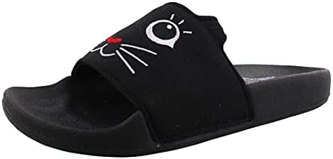 skechers black slides
