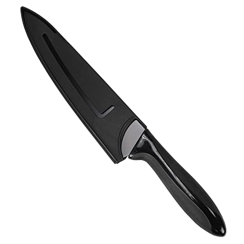 Chef Craft Premium Chef Knife With Sheath, 8 Inch Blade 13.5 Inches In Length, Black #TOP5