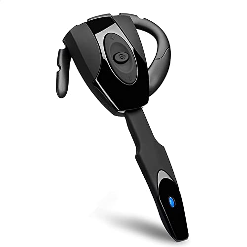 Zabbow Scorpion Bluetooth Headset, Wireless Earphones With Stereo Noise Canceling Mic,Hanging Ear V5.3 Bluetooth Earphone,For Sport Office Driving,Supports Iphone Android Ps3 (Black) #TOP17