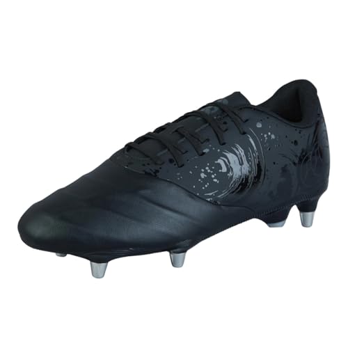 Canterbury Mens Phoenix Genesis Team Rugby Boots (8) (Black/Silver)