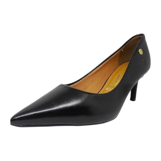 Scarpin Feminino Bico Fino Salto Baixo Formal Charme Vizzano