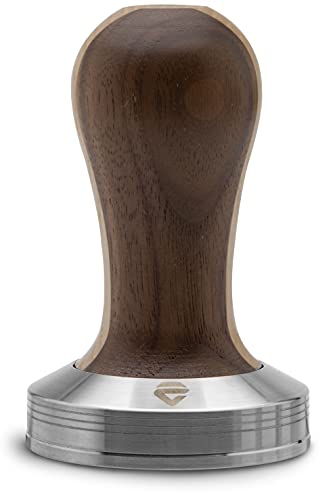 Lelit PLA481W Tamper para filtros LELIT58, Acero Inoxidable, Mango de Madera Bicolor - Imagen 4
