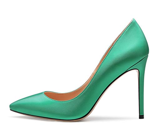 Castamere Womens High Heels Pointed-Toe Slip-on Stilettos Pumps 4Inch Heel Shoes - Image 3