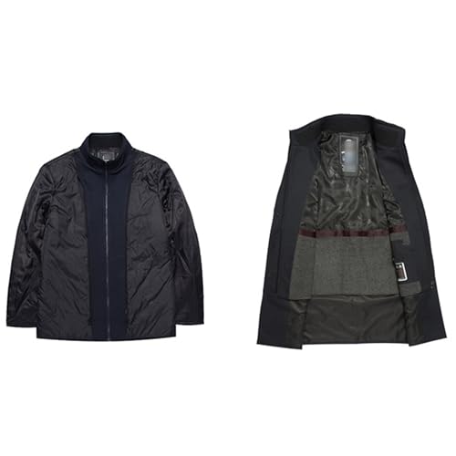 Trench homme à revers cranté double boutonnage léger JEKE-DG