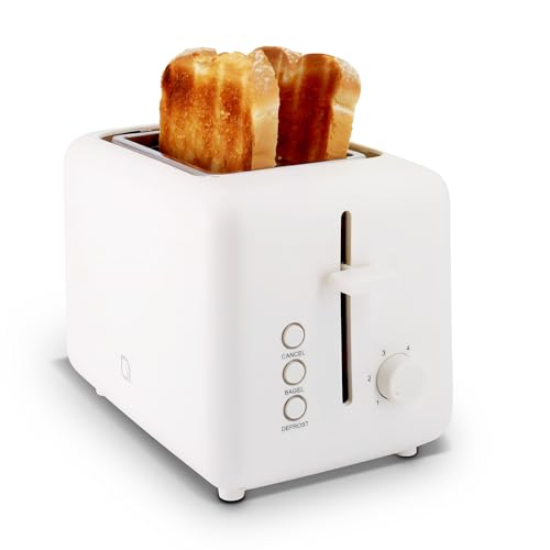 Image of WILLOW Eco Series 2-Slice Toaster, Extra-Wide Slots for Bagels & Artisan Bread, 6 Shade Browning Settings, High-Lift Toast Boost, Removable Crumb Tray, Cancel /Defrost Buttons, Toaster 2 Slice