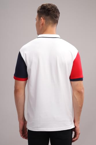 Image of ADRO Men's 100% Cotton Regular Fit Polo T-Shirt
