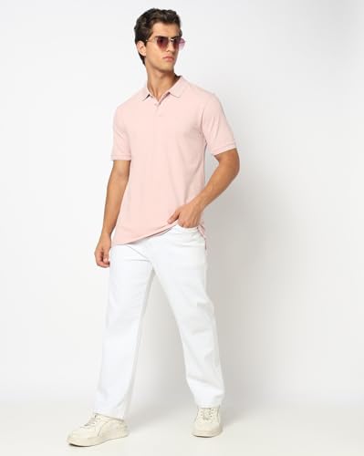Image of Gap Men Solid Slim Fit Polo Neck Short Sleeves T-Shirt