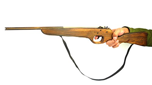 (木kara) 12連発ゴム鉄砲 ライフル