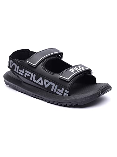 Image of Fila Unisex BLK GARRAMO Plus Sandals 3