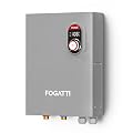 FOGATTI Electric Tankless Water Heater 18kW 240Volts Hot Water Heater, Gray