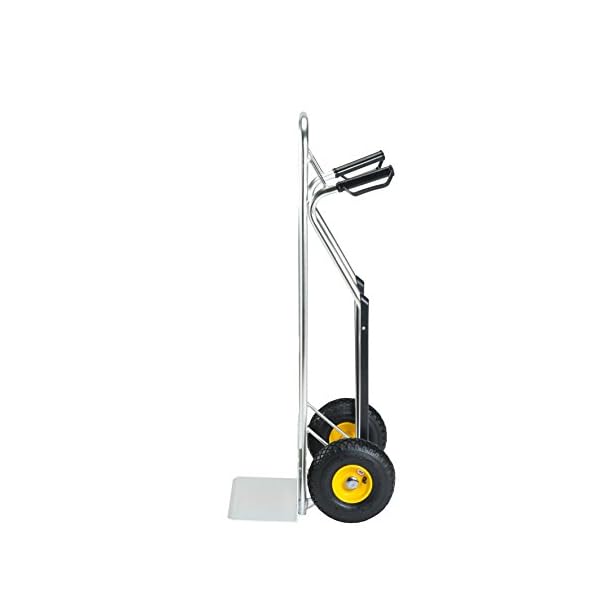 STANLEY Sackkarre Aluminium, Tragkraft 200kg, SXWTC-HT525, Transportkarre, Abmessungen LadeflÃ¤che 40x20,5cm, KnÃ¶chelschutz – Bild 4