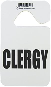 Vehicle Hang Tag - for Clergy - A Car Parking Hang Tag - Auto Accessories