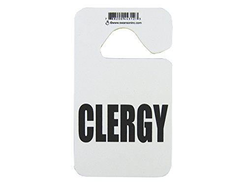Vehicle Hang Tag - for Clergy - A Car Parking Hang Tag - Auto Accessories
