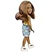 Barbie Chelsea Doll (6-inch Brunette) Wearing Skirt with Cloud Print and White Shoes, Gift for 3 to 7 Year Olds