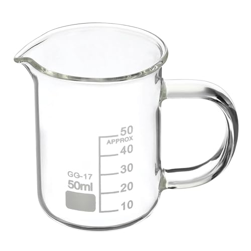 Bécher en verre borosilicaté 600ml de qualité supérieure avec poignée ergonomique